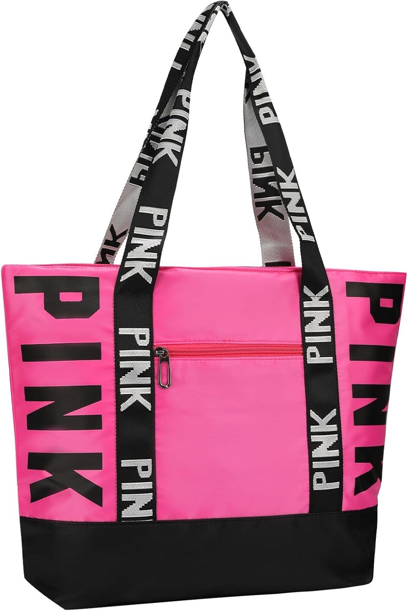 MOPERIL Travel Tote Bags for Women, Waterproof Beach Bag Spend the Night Bags for Women, Travel & Overnight Bag - Image 1